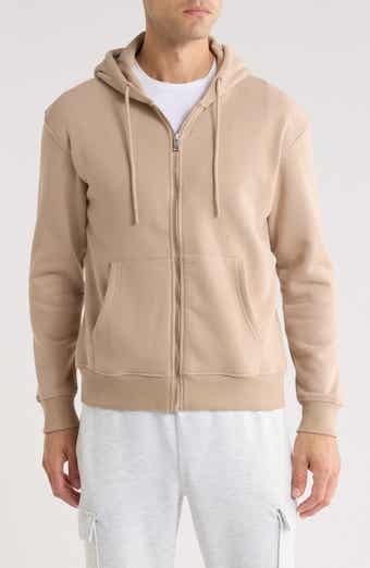 DENIM AND FLOWER Full Zip Fleece Hoodie