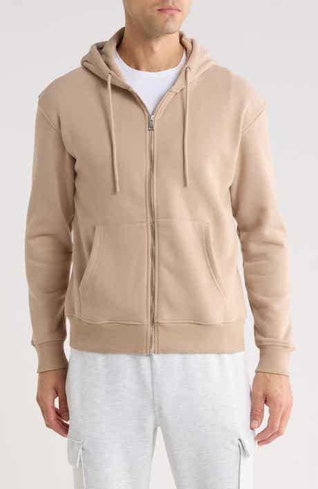 DENIM AND FLOWER Full Zip Fleece Hoodie