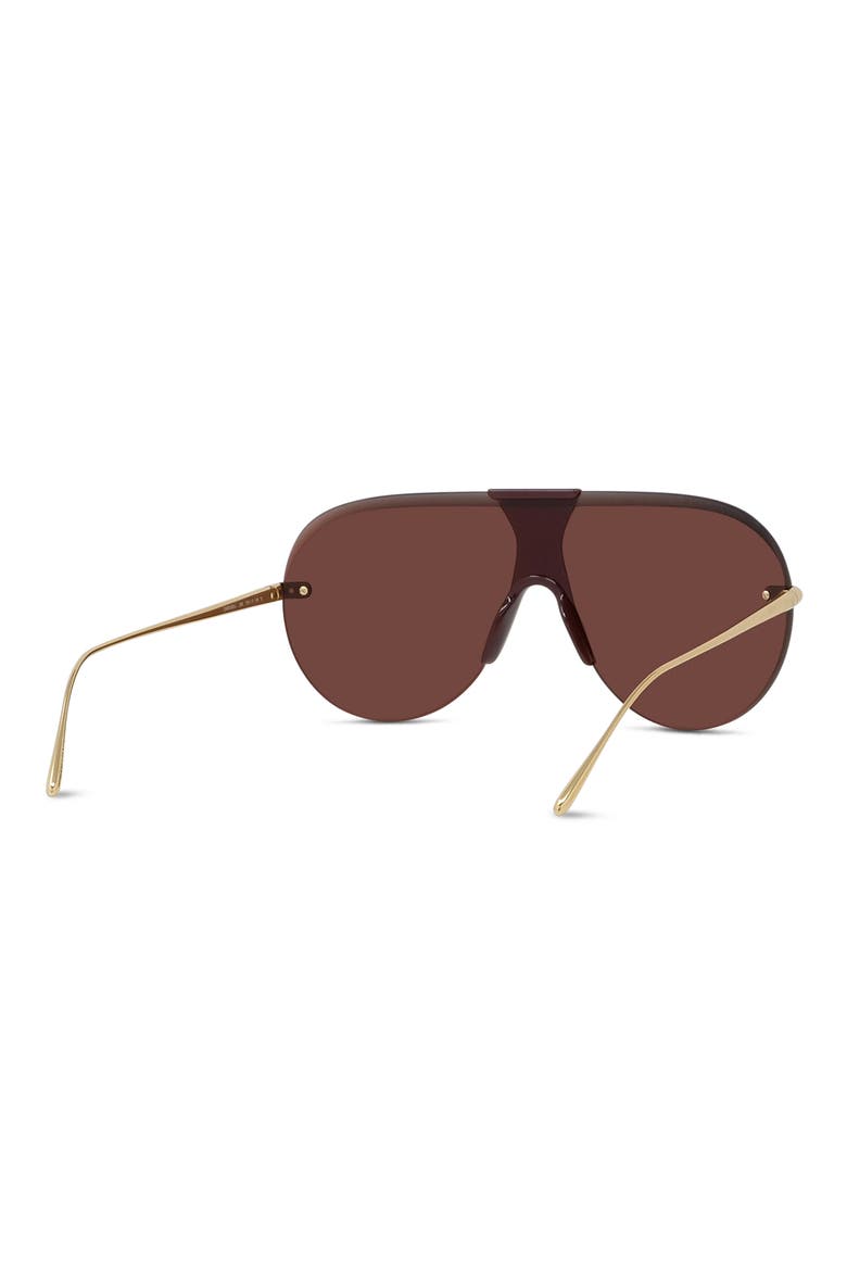 Slim Pilot Sunglasses, Alternate, color, SHINY ENDURA GOLD / BORDEAUX