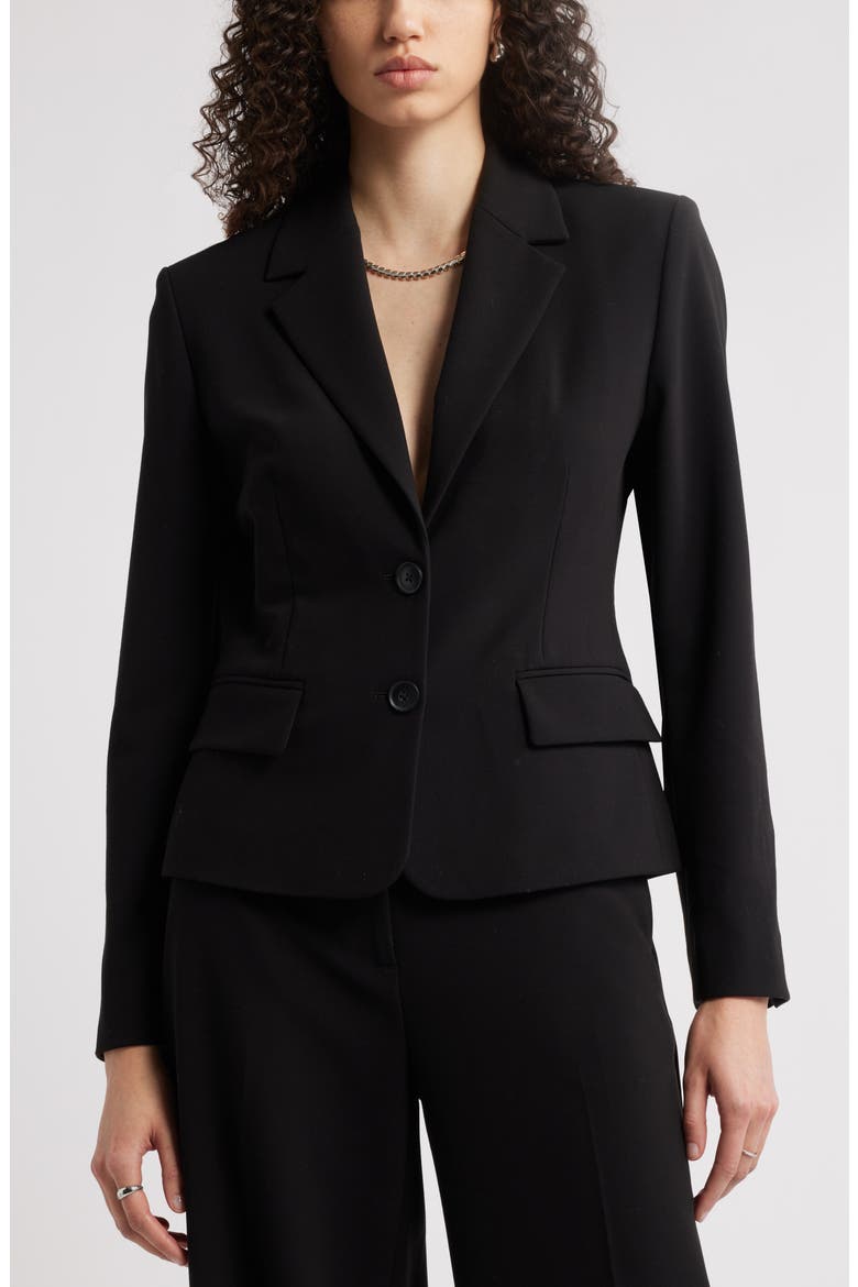 The Hanna Slim Fit Blazer, Main, color, BLACK