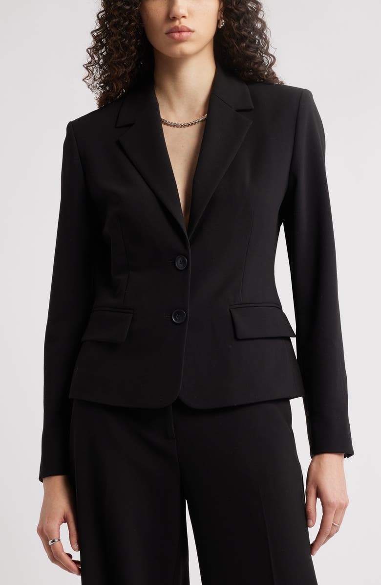 Nordstrom The Hanna Slim Fit Blazer, Main, color, Black
