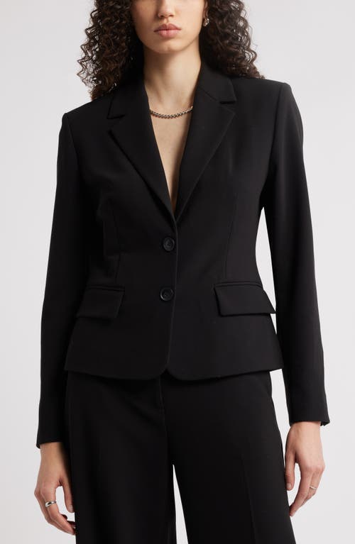 Nordstrom The Hanna Slim Fit Blazer in Black at Nordstrom, Size X-Small