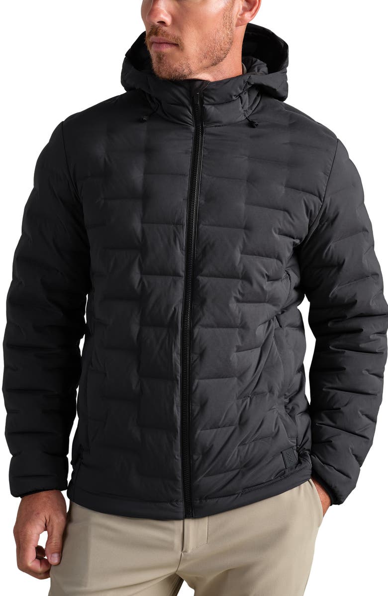 Rhone Voyage 700 Fill Power Down Puffer Jacket, Main, color, Black