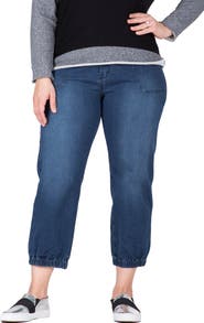 Standards & Practices Crop Denim Joggers