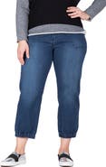 Standards & Practices Crop Denim Joggers