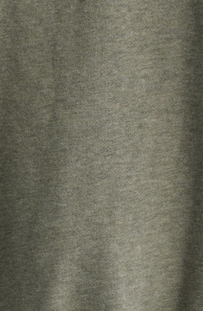 Fear of God Essentials Signature Classic Fit Zip Hoodie, Alternate, color, Concrete/Dark Concrete Heather