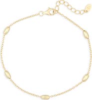 ARGENTO VIVO Textured Station Chain Bracelet