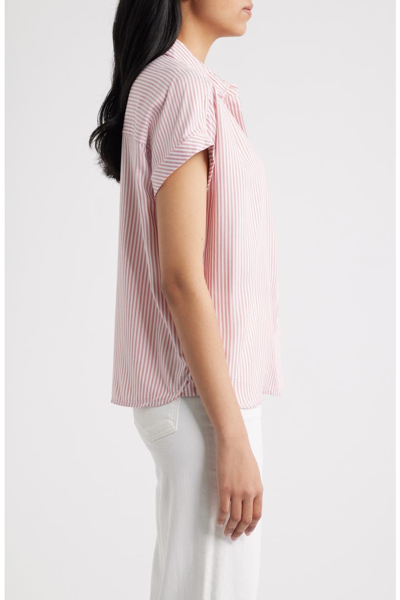 Darby Short Sleeve Button-Up Shirt, Alternate, color, NEW SIENNA