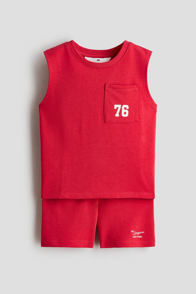 2-piece Sweatshirt Set, Alternate, color, Red/76