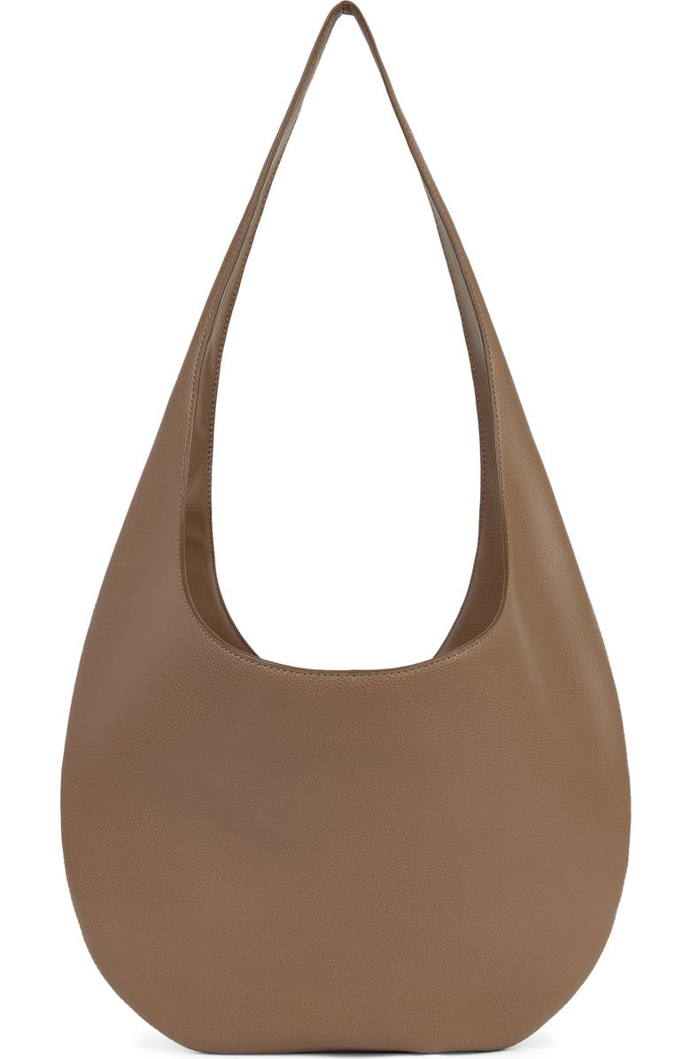 WE-AR4 The H Leather Hobo Bag, Alternate, color, French Grey