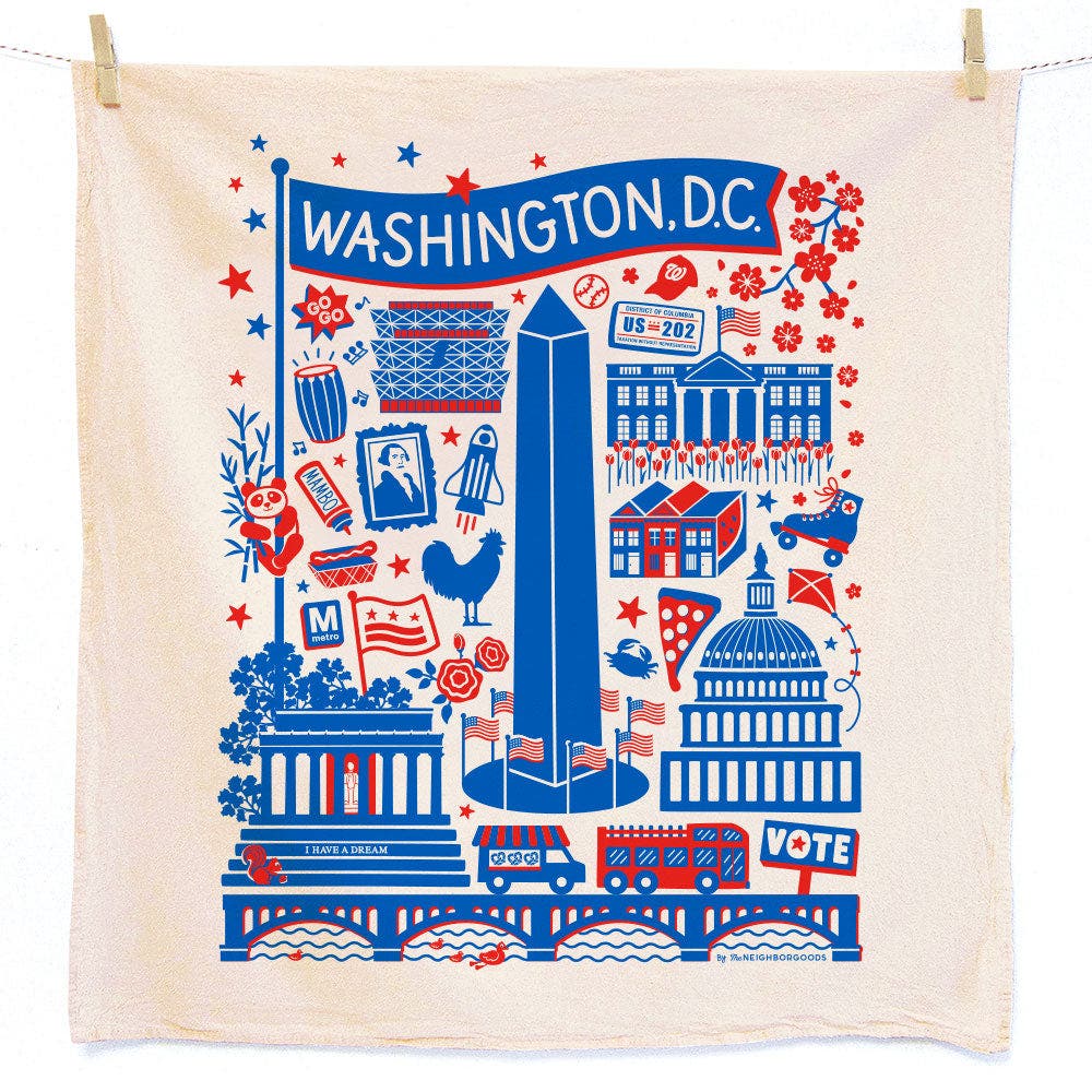 The Neighborgoods DC Blossoms Dish Towel - Thumbnail 5
