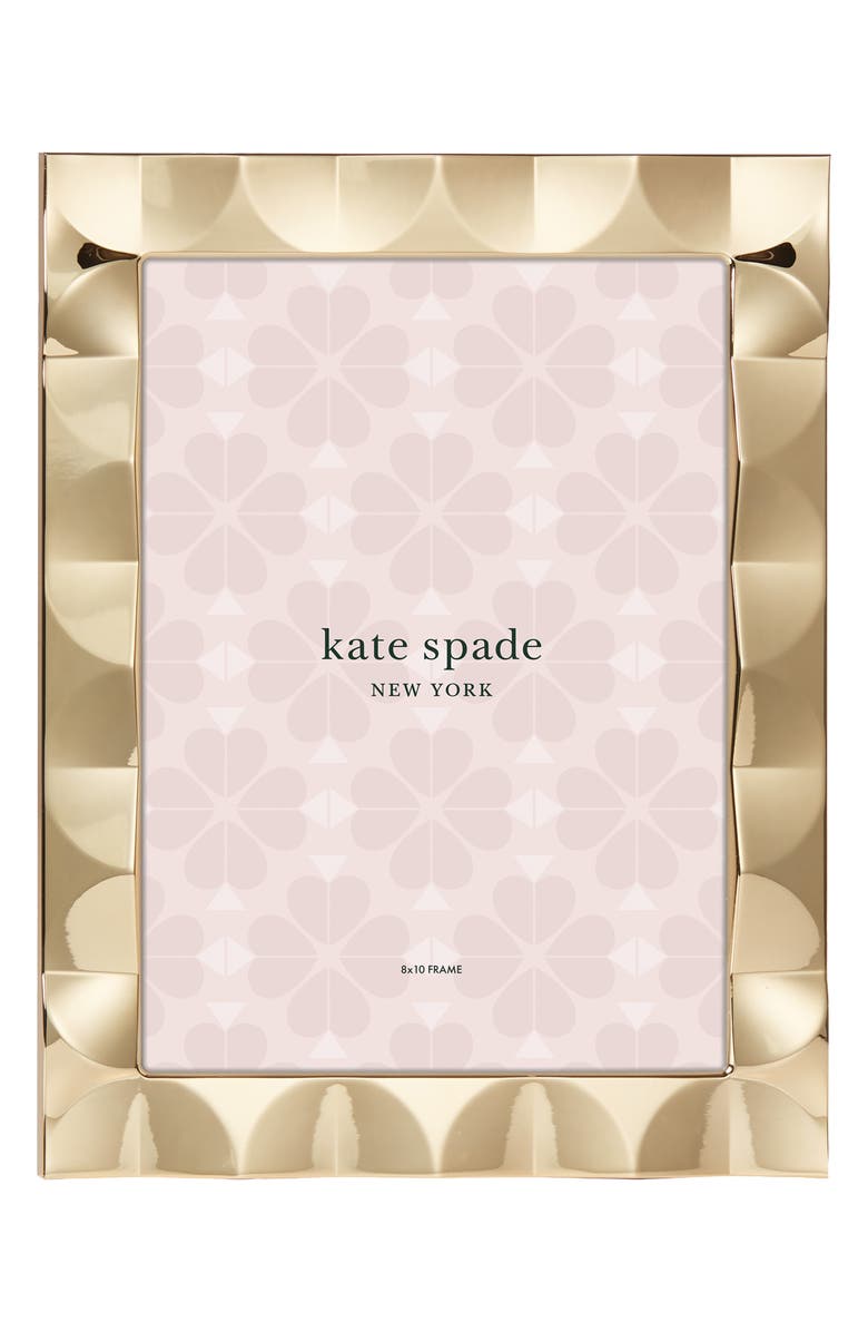 Kate Spade New York south street 8 x 10 picture frame, Main, color, Gold