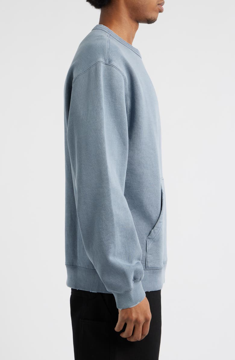 Carhartt Work In Progress Torion Distressed Sweatshirt, Alternate, color, Office Blue (Grind Wash)