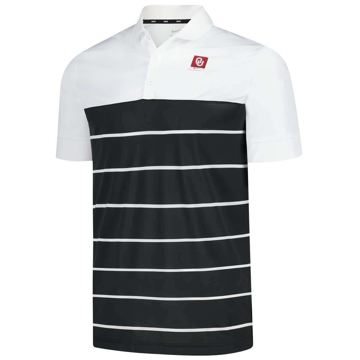 Men's Nike White Oklahoma Sooners Stripe Polo - image 2