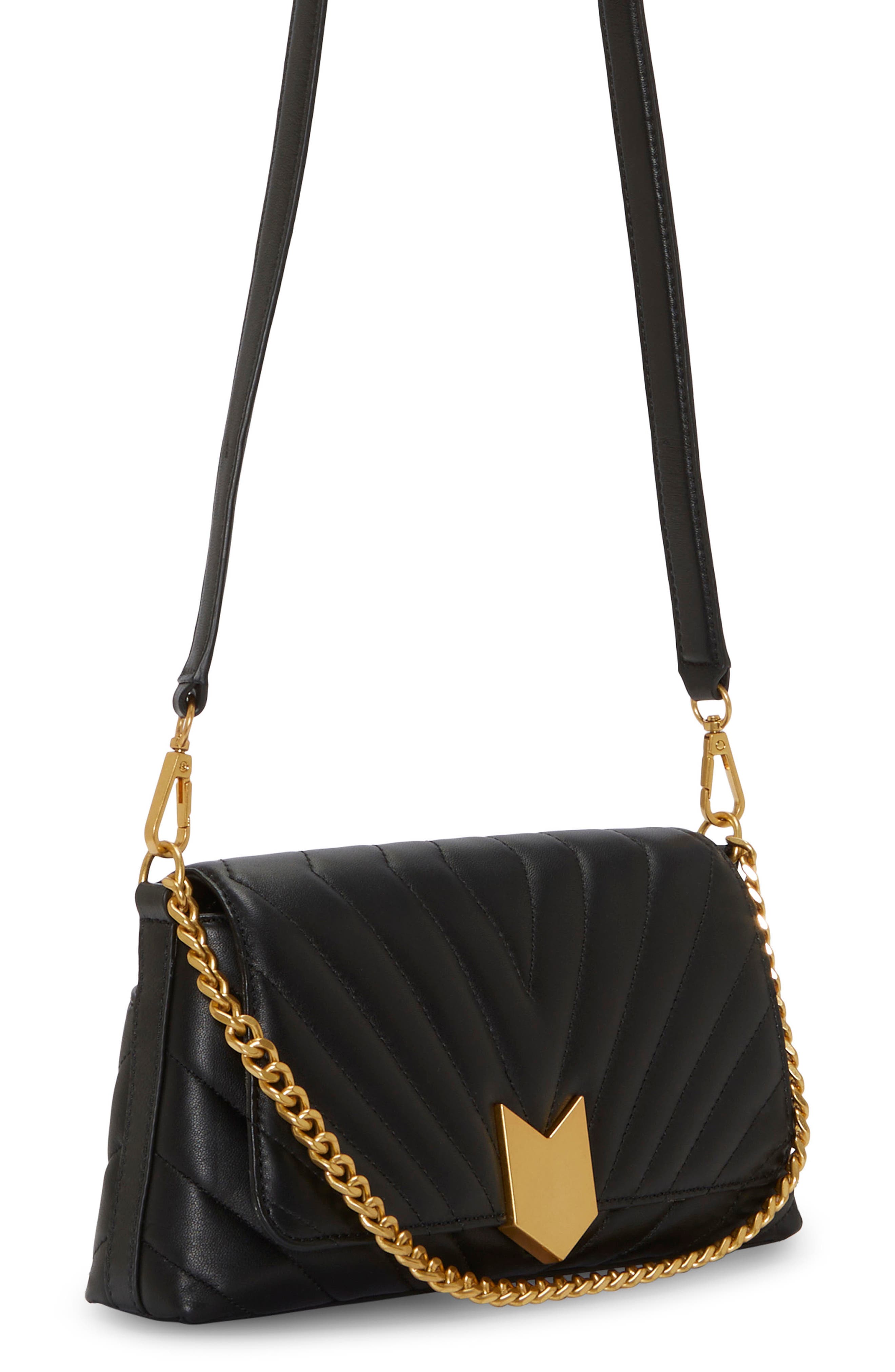 Vince Camuto Theon Quilted Leather Crossbody Bag, Alternate, color, 