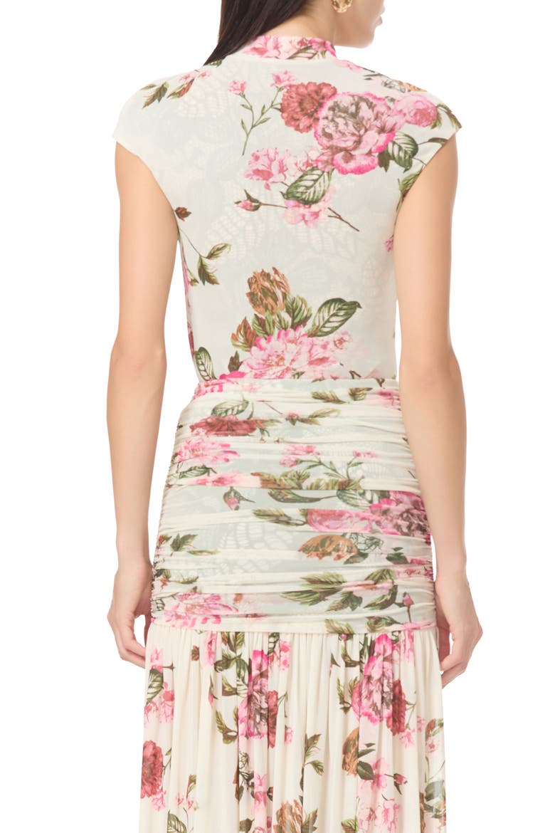 Adjoa Mandarin Collar Top, Alternate, color, LAYERED ROSES