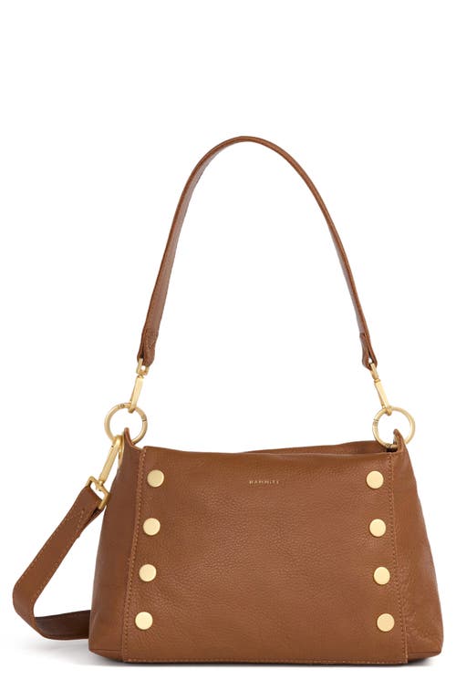 HAMMITT Bryant Medium Shoulder Bag in Mahogany/brushed Gold at Nordstrom