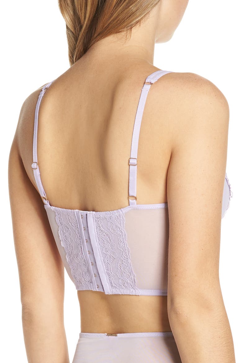 Winnie Longline Bralette, Alternate, color, PASTEL LILAC