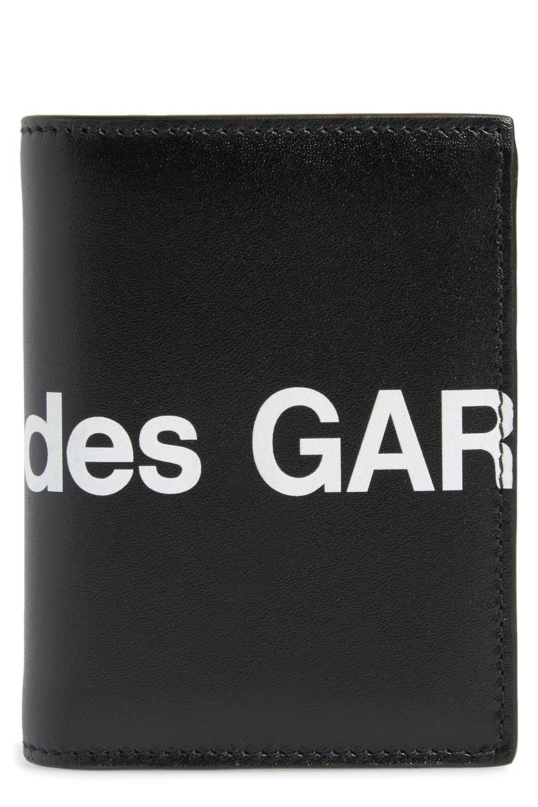 Huge Logo Card Case, Main, color, BLACK