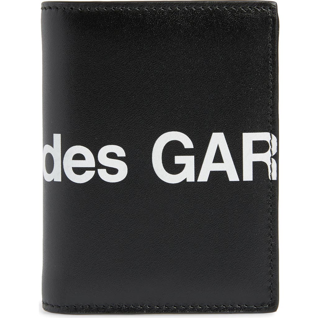 Comme des Garçons Wallets Huge Logo Card Case in Black  product
