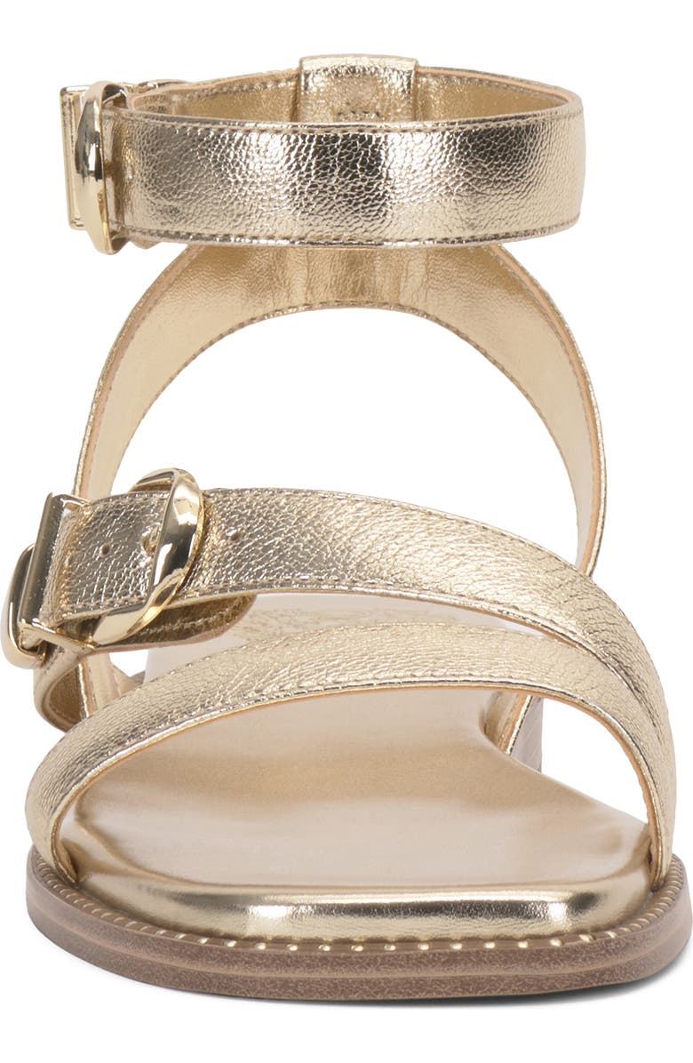 Vince Camuto Neiko Ankle Strap Sandal, Alternate, color, Egyptian Gold