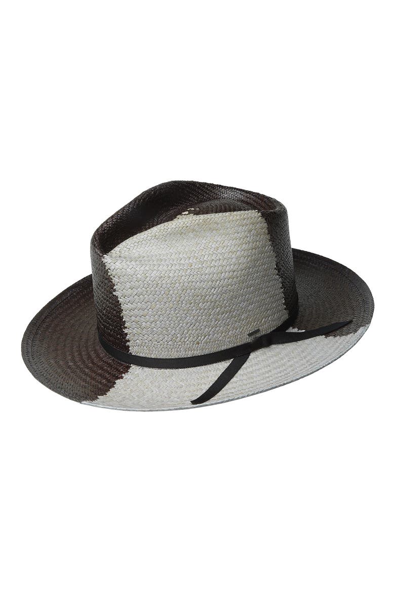Boreal Straw Fedora, Main, color, BLACK/ ASH