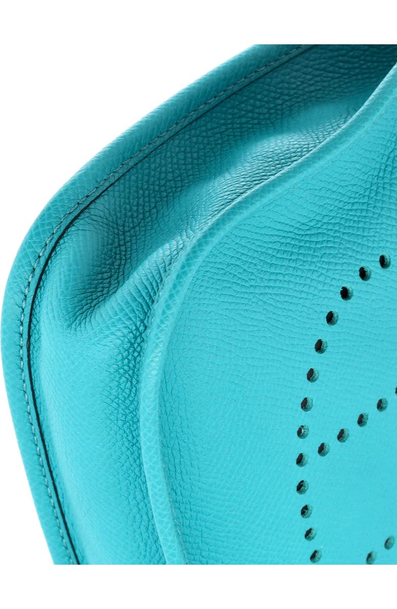 Pre-Owned Hermes Evelyne Bag Gen III Epsom TPM, Alternate, color, Bleu Paon