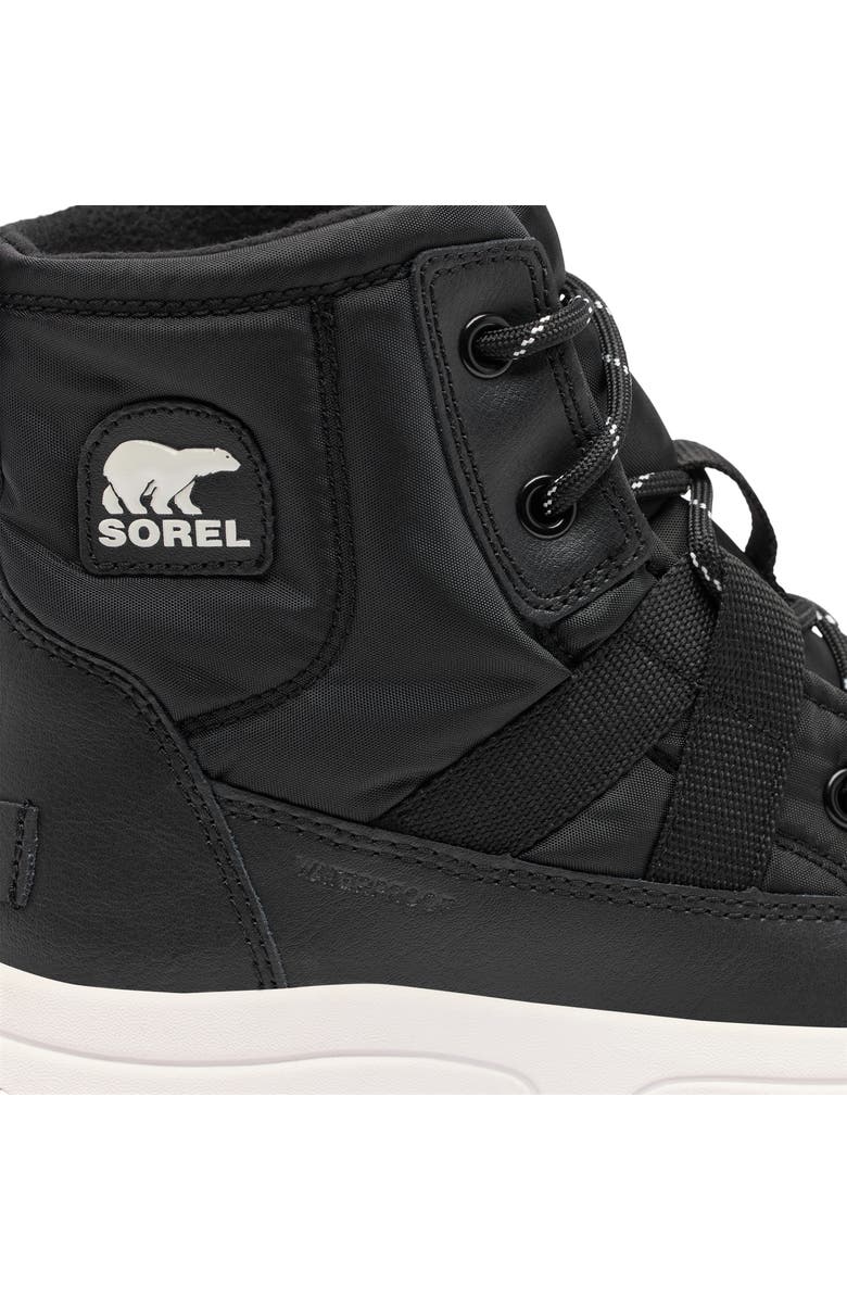 SOREL Kids
Whitney III Waterproof Mid Boot, Alternate, color, Black/ Sea Salt
