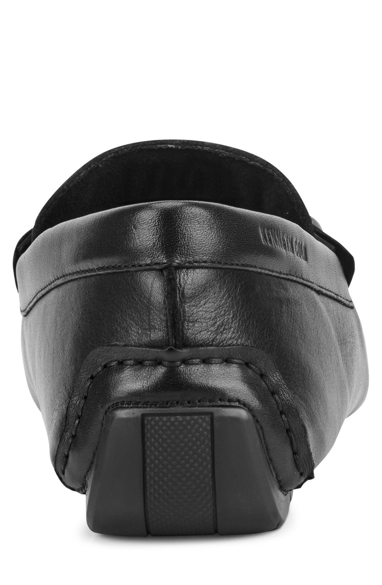 Kenneth Cole New York Theme Bit Moc Toe Driving Loafer, Alternate, color, Black