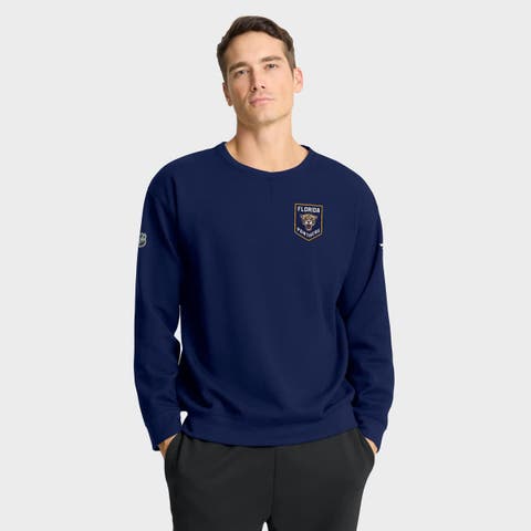 Men's Fanatics Athletic Navy Florida Panthers 2026 NHL Winter Classic Authentic Pro Sweatshirt
