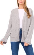 CeCe Ruffle Cuff Cardigan