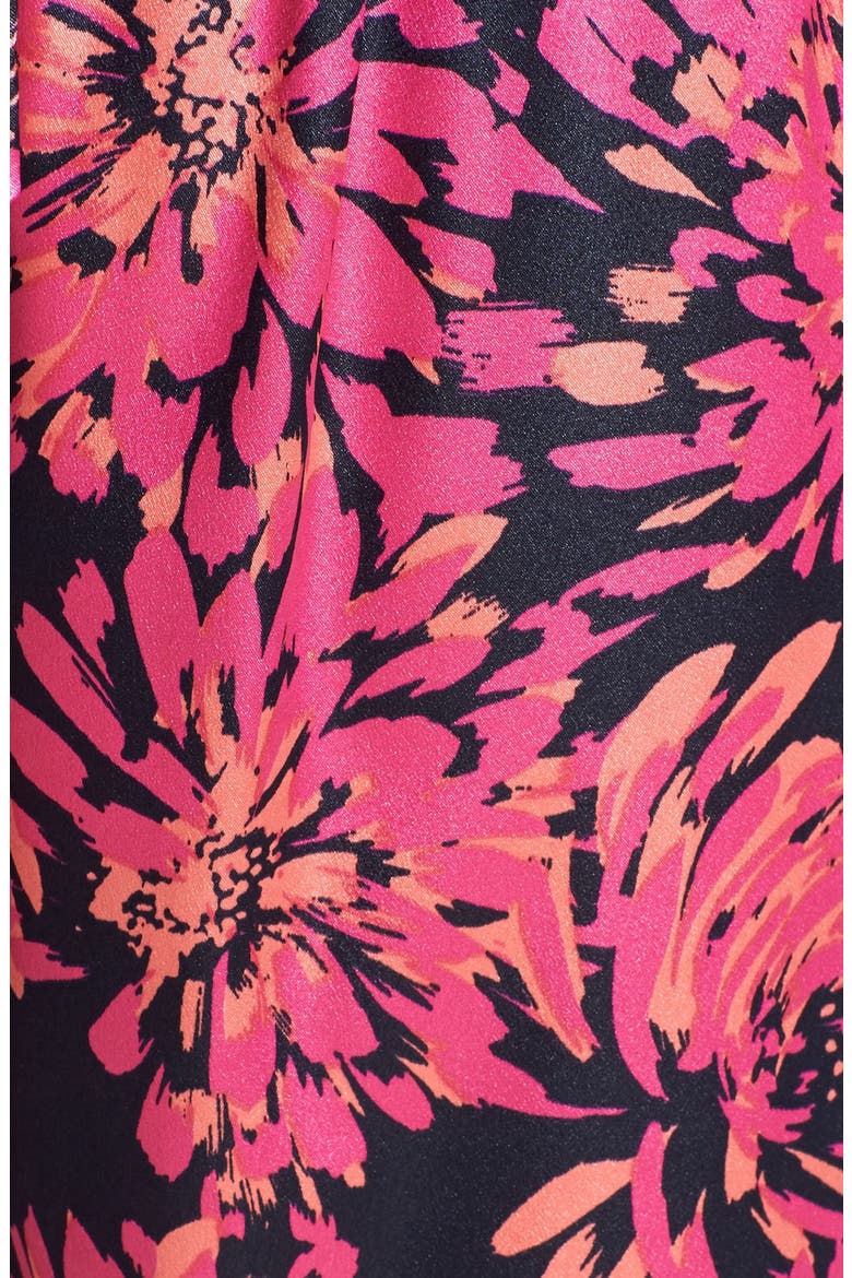 'Luxurious' Satin Pajamas, Alternate, color, ENCHANTED PETALS MIDNIGHT