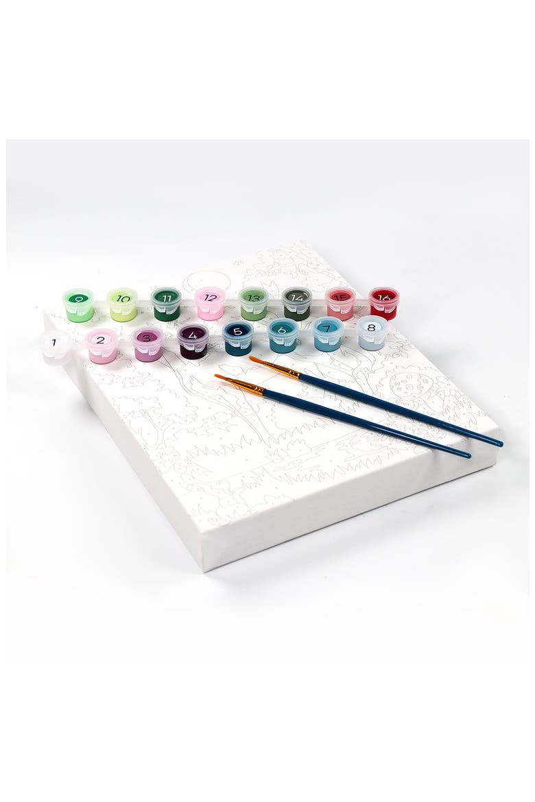 Moonlit Unicorn Paint by Numbers Set, Alternate, color, MULTI