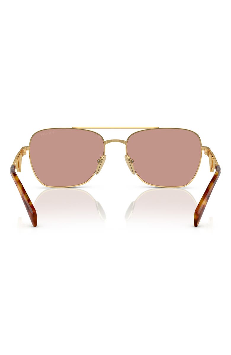 Prada 59mm Aviator Sunglasses, Alternate, color,