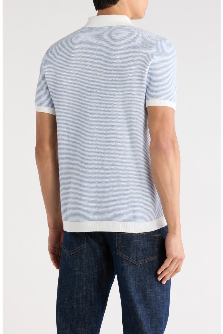 Worintios Knit Polo, Alternate, color, BLUE COMBO