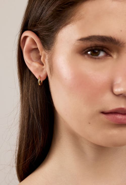 Electric Picks Tiny Hoops In Silver