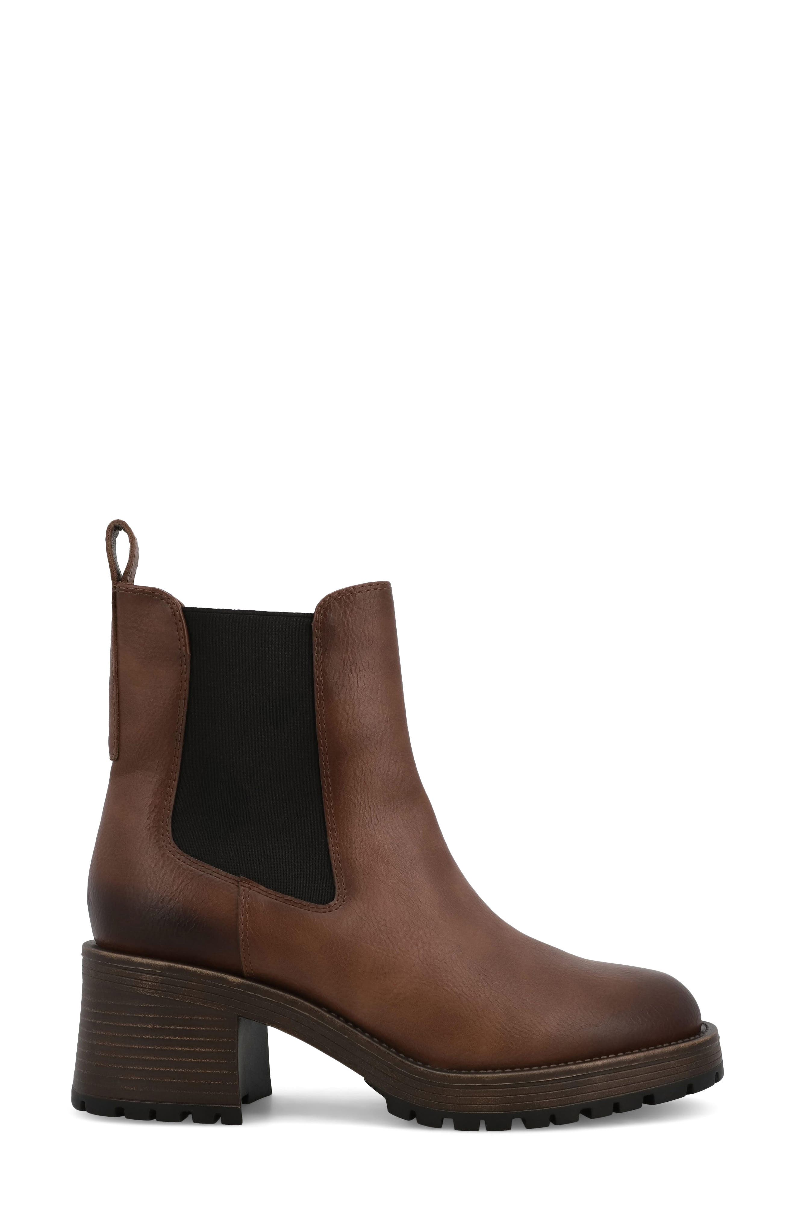 Martelli Platform Chelsea Boot, Alternate, color, BROWN
