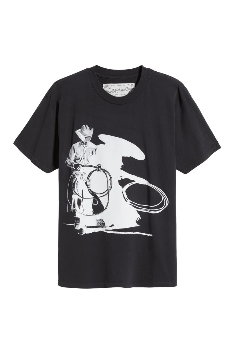 ONE OF THESE DAYS Wanted Cotton Graphic T-Shirt, Alternate, color, 