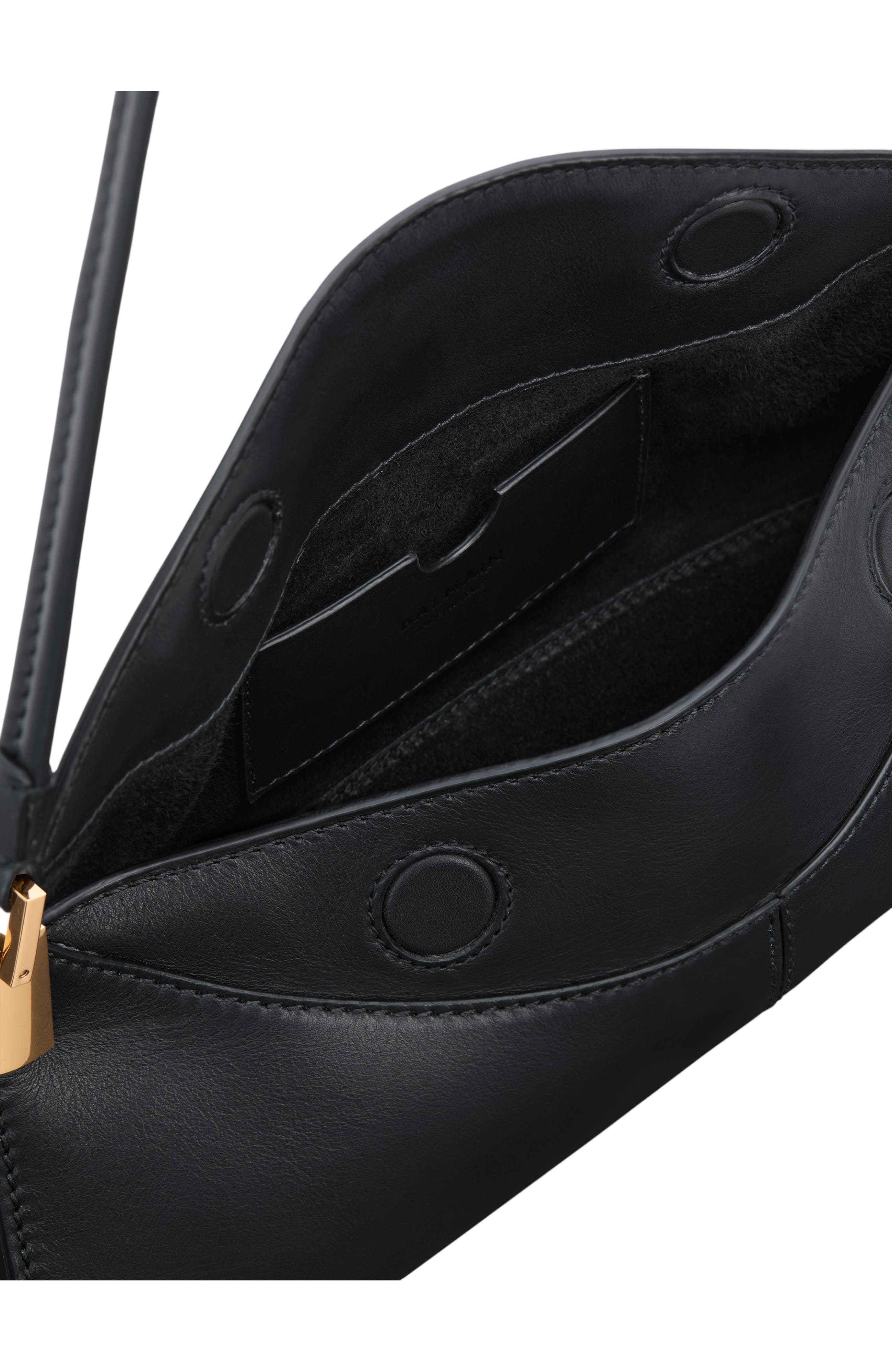64-83 Small Bag in Smooth Leather, Alternate, color, black