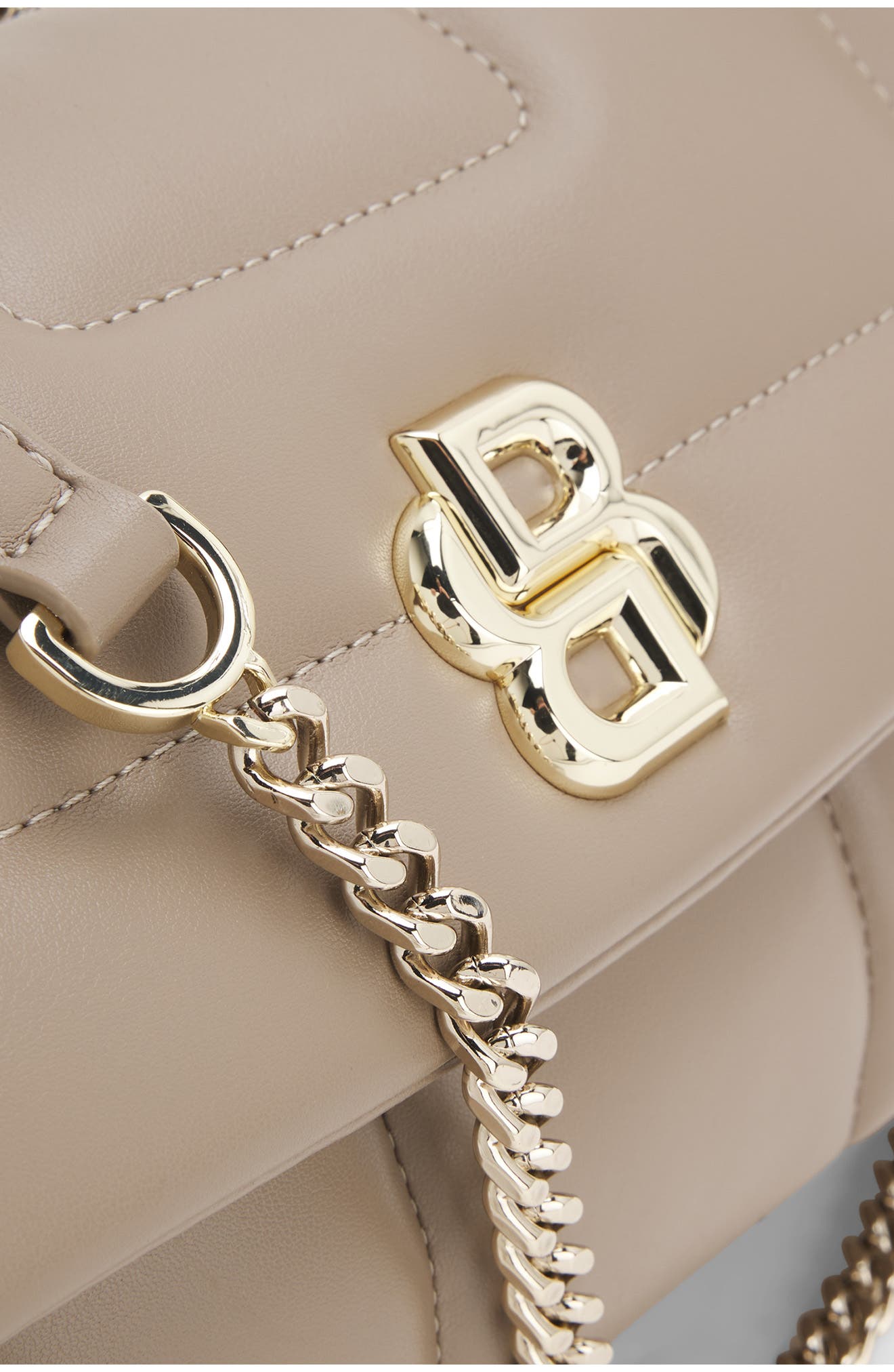 HUGO B Icon Quilted Faux Leather Convertible Shoulder Bag, Alternate, color, 