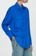 MANGO Pocket Button-Up Shirt
