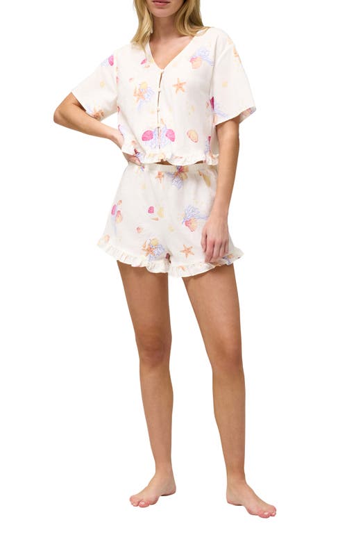 Honeydew Coastal Cozy Shortie Pajamas