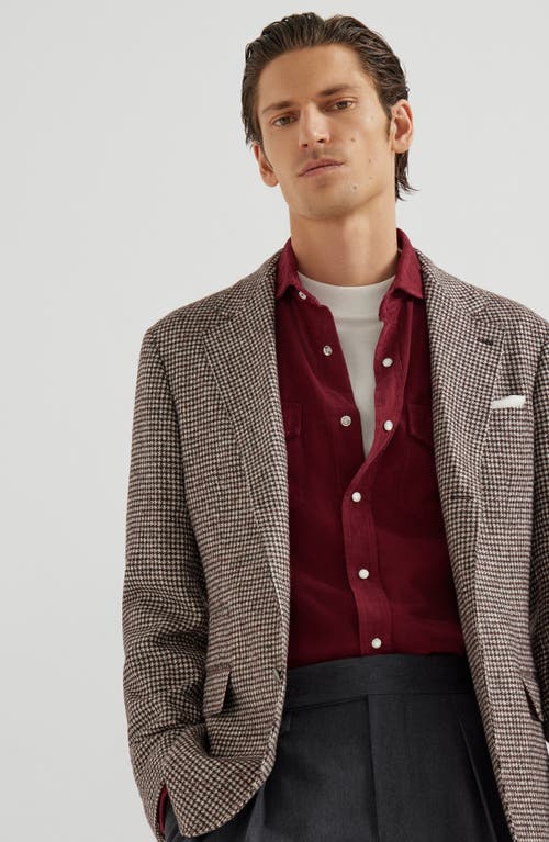 Brunello Cucinelli Easy Fit Shirt In Red