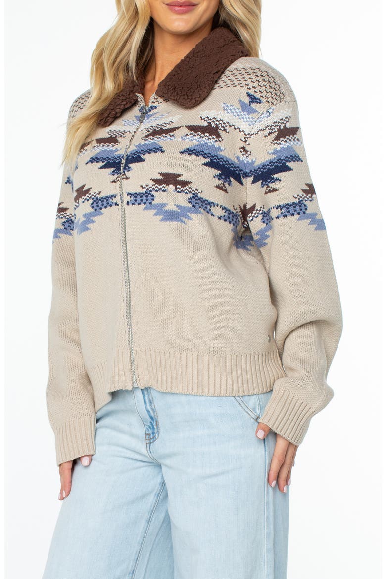 Wildwood Zip Sweater, Alternate, color, DOESKIN