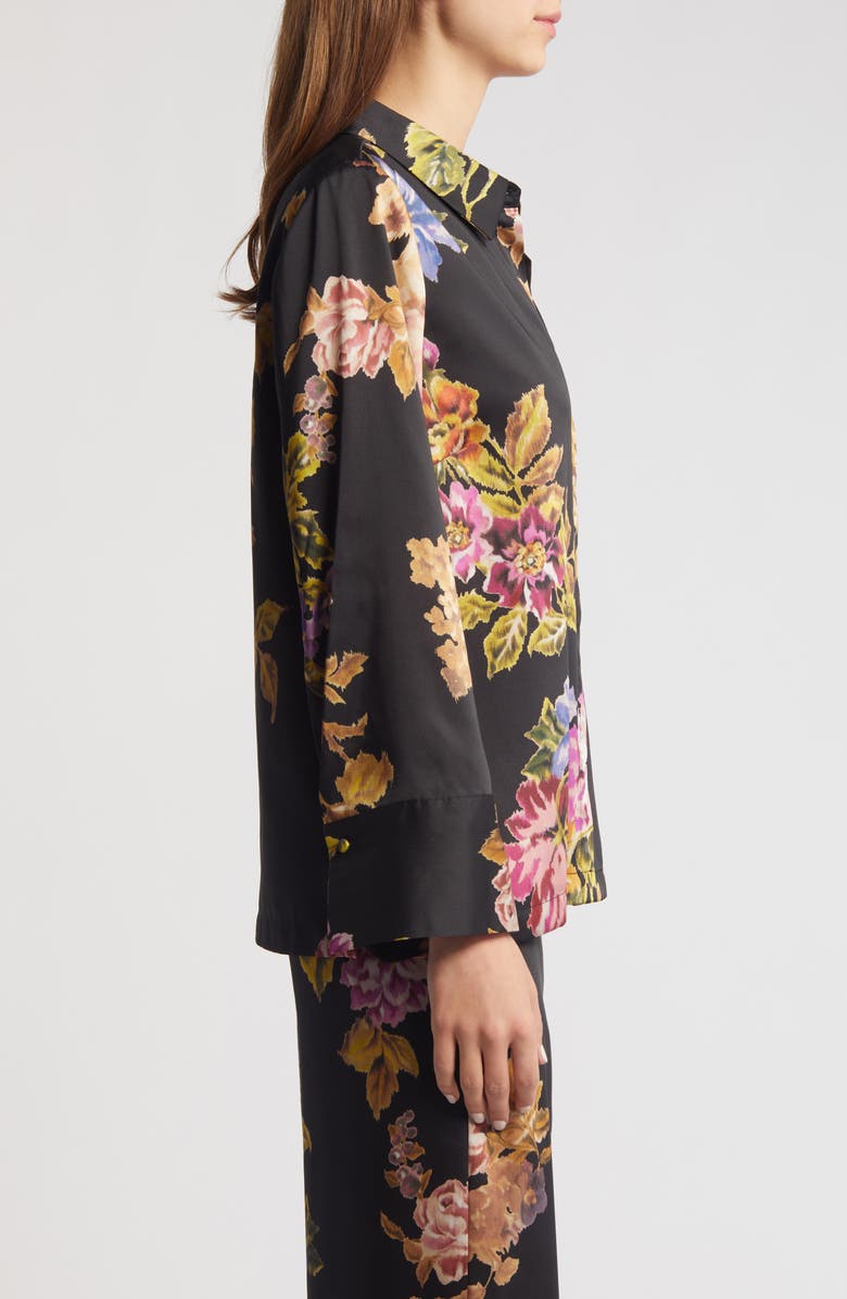 KOBI HALPERIN Kezia Floral Button-Up Shirt, Alternate, color, 