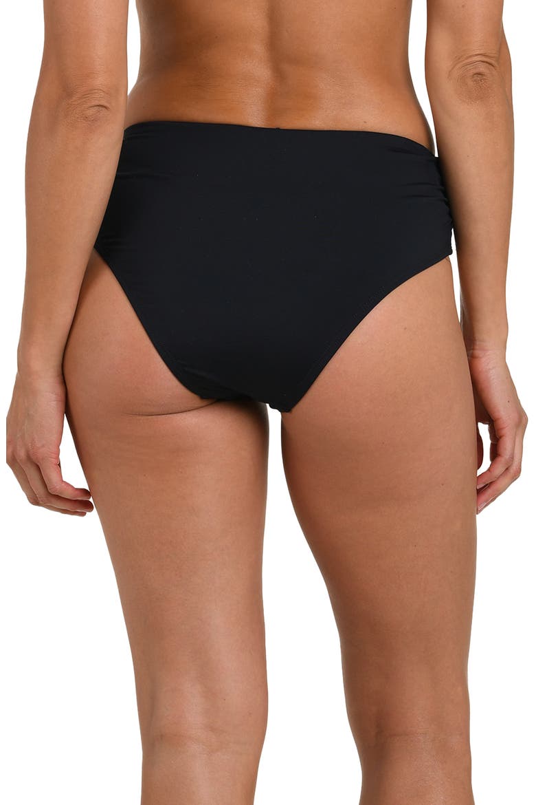 Mid Rise Bikini Bottoms, Alternate, color, BLACK