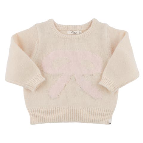 Bow Crew Neck Sweater- Infant