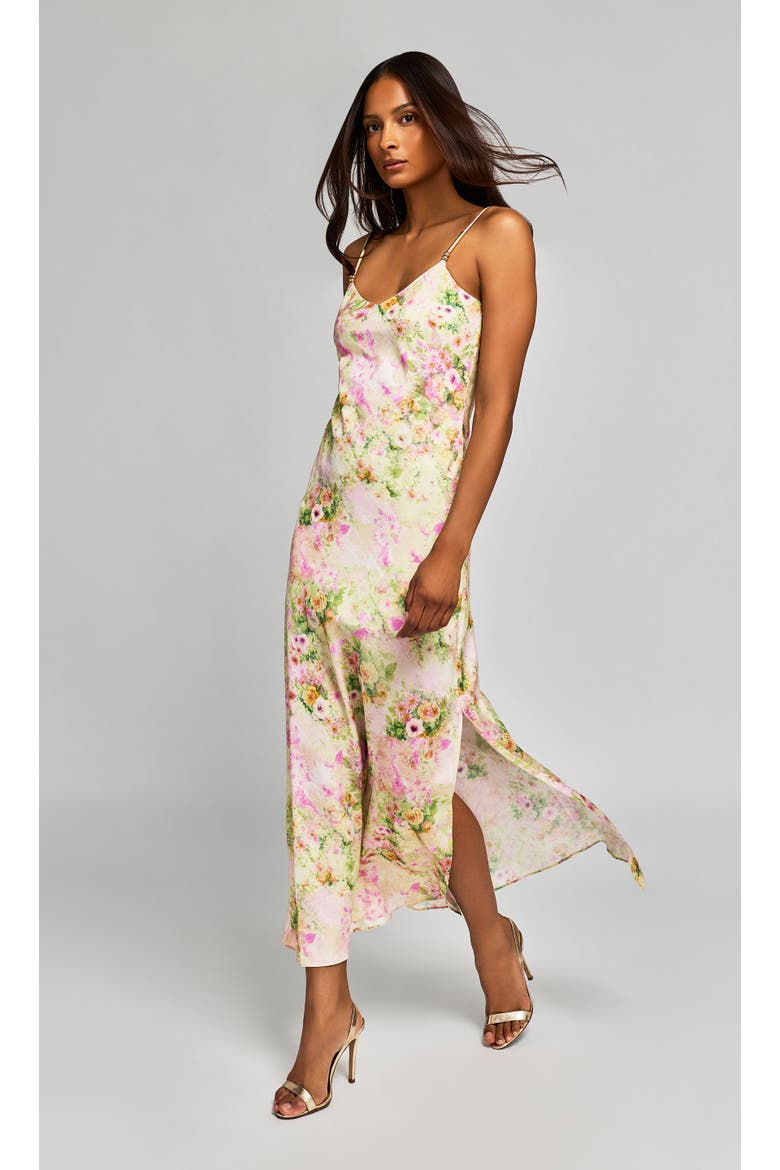Marcella Floral Voile Dress, Alternate, color, Rose Cloud