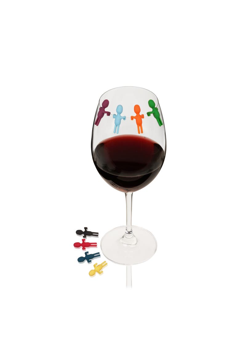 Wine Charms Set of 8, Alternate, color, Assorted