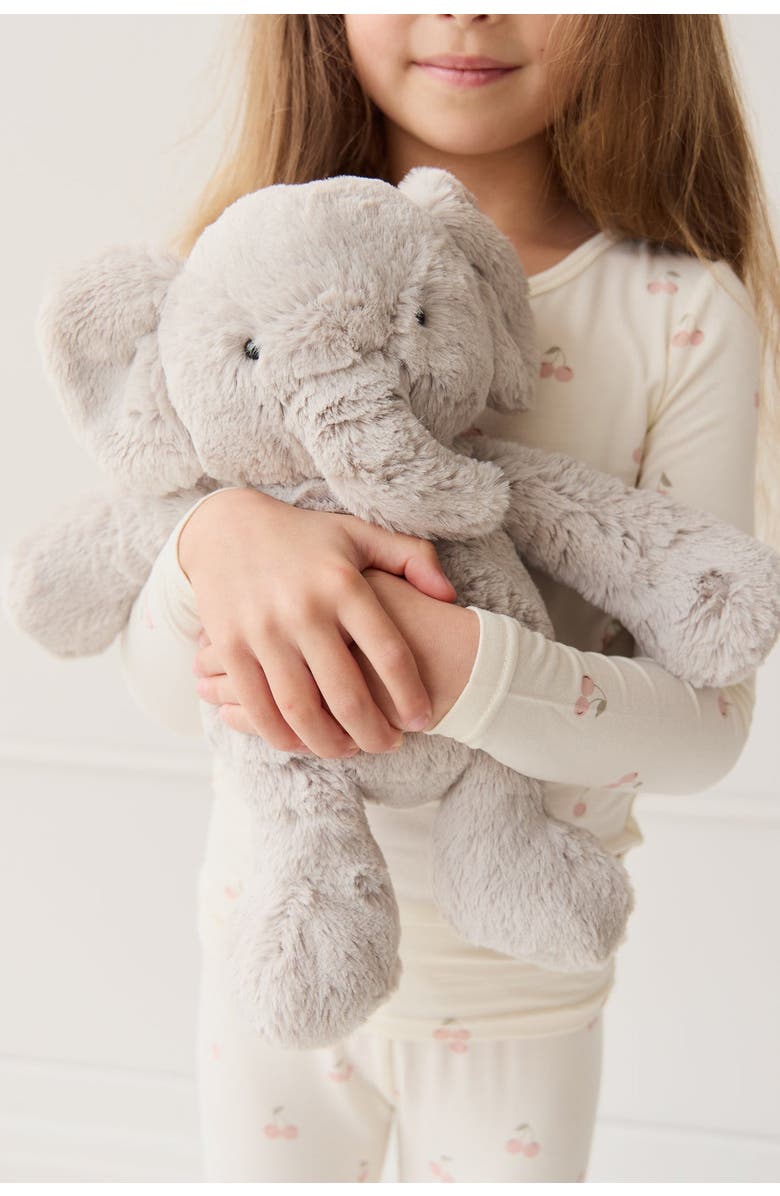 Snuggle Bunnies Stuffed Animal Olive The Elephant, Alternate, color, Grey